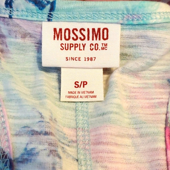 Mossimo Palm Tree Tank, Size S, New with Tags - Picture 2 of 4